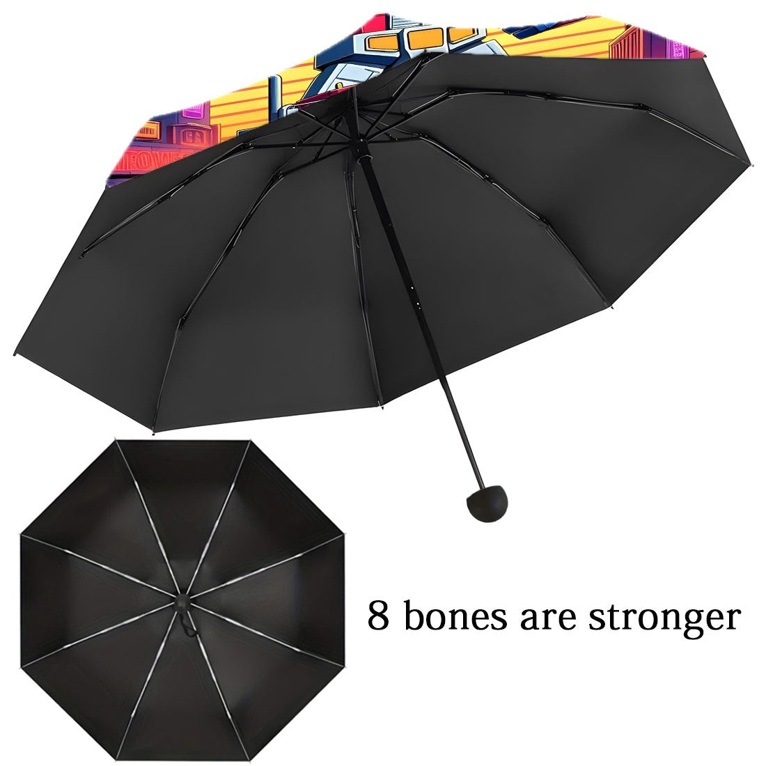 1pc a Mini, Five-Fold Portable Pocket Umbrella That Is Lightweight And Compact