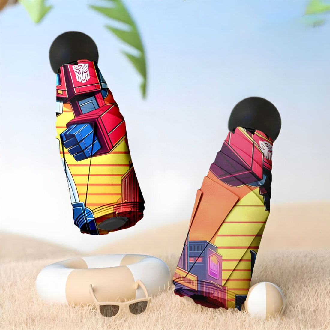 1pc a Mini, Five-Fold Portable Pocket Umbrella That Is Lightweight And Compact